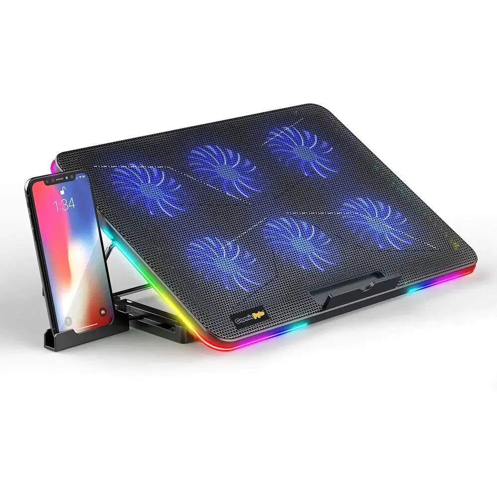 Cosmic Byte Hydroid RGB Cooling Pad 6 Fans