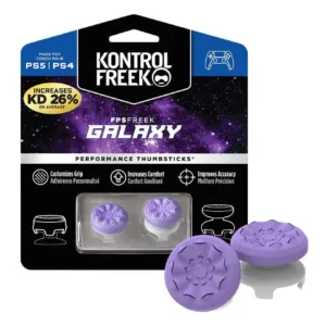 KontrolFreek Performance Thumbsticks for PS4 and PS5 - Galaxy Purple