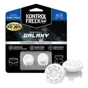 KontrolFreek Performance Thumbsticks for PS4 and PS5 - Galaxy White