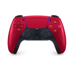 ps5 dualsense controller in metallic red color