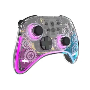 cosmic byte stellaris transparent controller with hall effect sticks and triggers